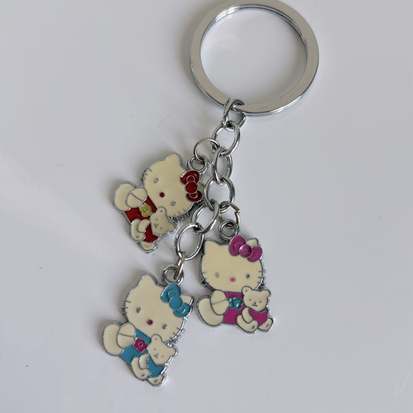 (3 for $10) Hello Kitty Charm Keychain - Picture 1 of 3